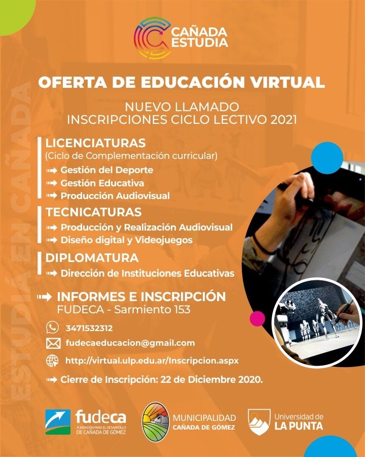 NUEVO LLAMADO A INSCRIPCIONES UNIVERSIDAD DE LA PUNTA