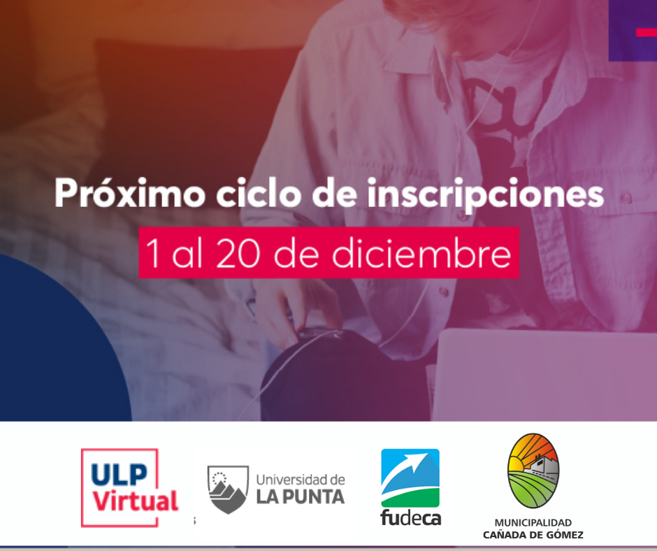 INSCRIPCIONES ABIERTAS HASTA EL 20 DE DICIEMBRE 2021